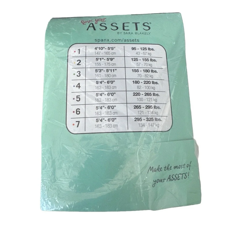 Sara Blakely Love Your Assets Spanx Shaping Tights Textured-Wishbone Black S 3